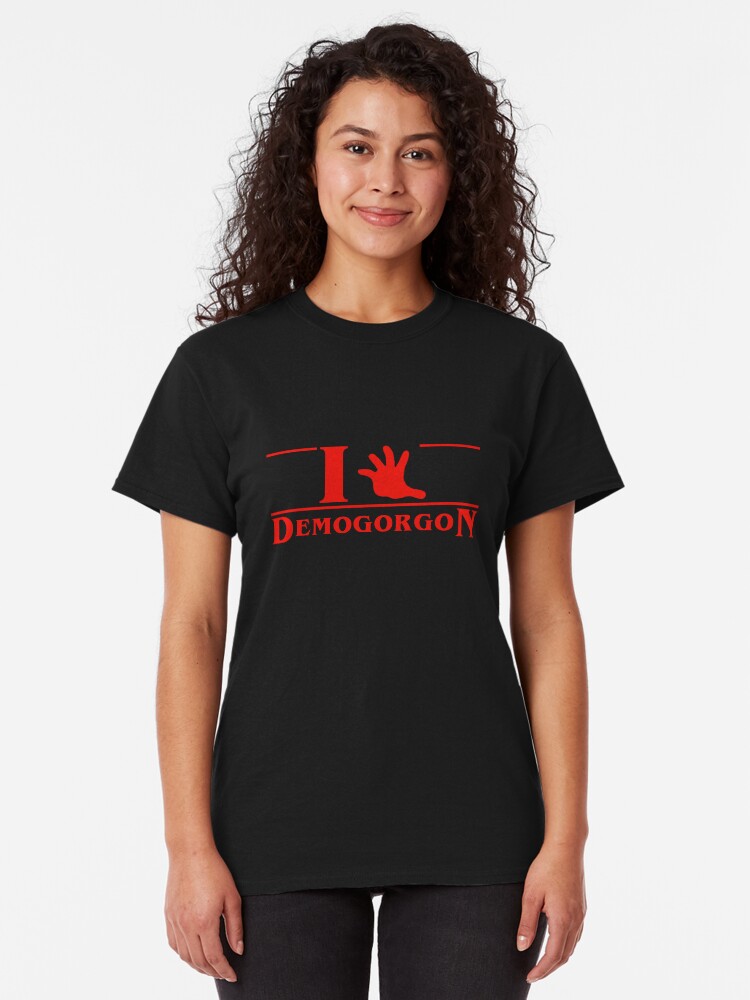 Alternate view of I (hand) Demogorgon Classic T-Shirt