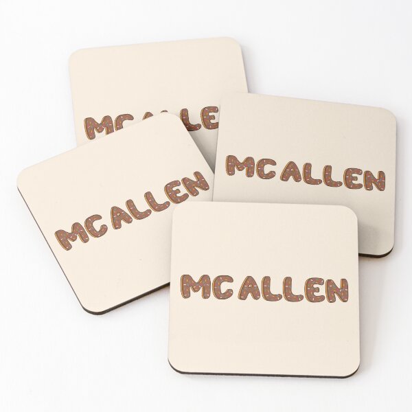 Item preview, McAllen City Shaped Like Chocolate Donuts designed and sold by DonutsWords.