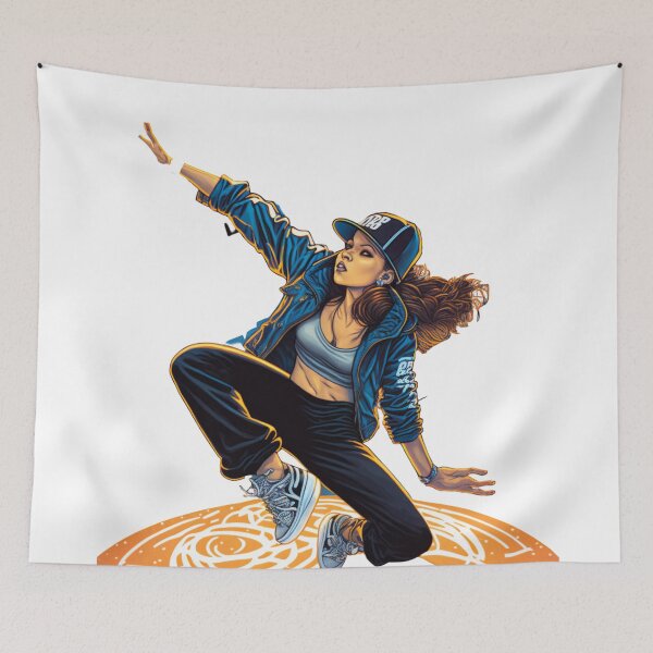 Item preview, Energetic Girl Dance designed and sold by JustArtDesign9.