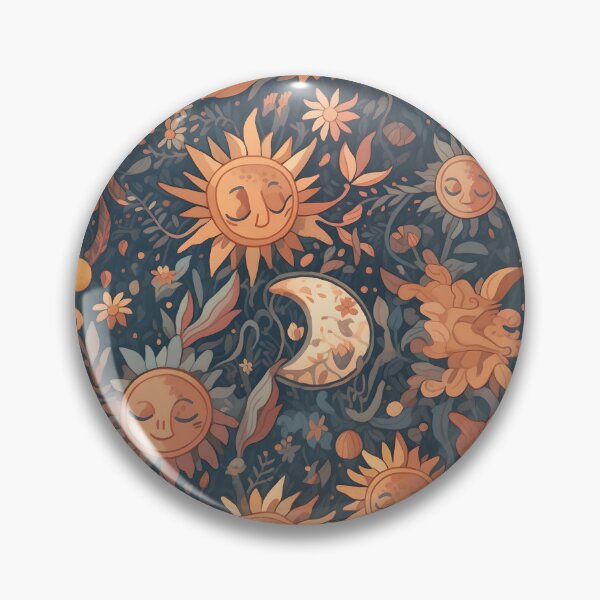 Item preview, Sun and Moon Pattern designed and sold by HVIUXLEE.