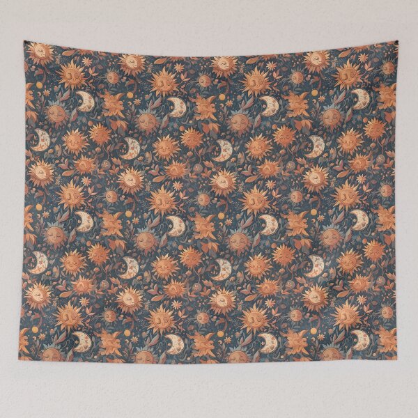 Item preview, Sun and Moon Pattern designed and sold by HVIUXLEE.