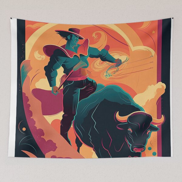 Item preview, Mystic Matadors: Abstract Surrealistic Paintings for Home Decor designed and sold by Rick Navarro.