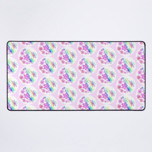 Item preview, Rainbow purple flower crafty paint | Rainbow magenta decorative flower drawing designed and sold by lausn.