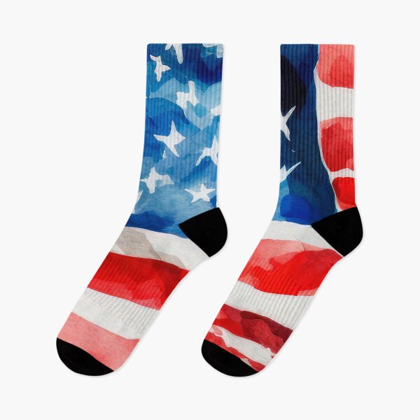 Item preview, Watercolor American Flag designed and sold by NLopezArt.
