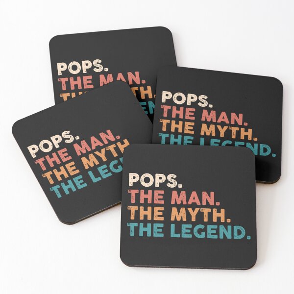 Item preview, Pops The Man The Myth The Legend Vintage Father's Day Dad Grandpa Funny designed and sold by alenaz.