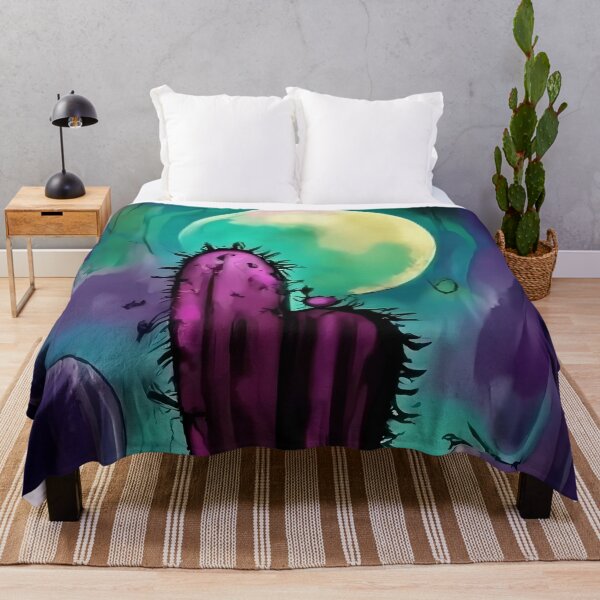 Item preview, Cactus and Moonlit Night designed and sold by RicsArtistry.