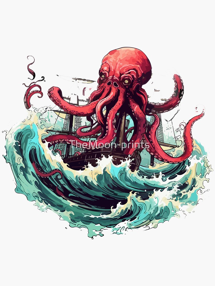 Seattle Kraken Octopus' Sticker