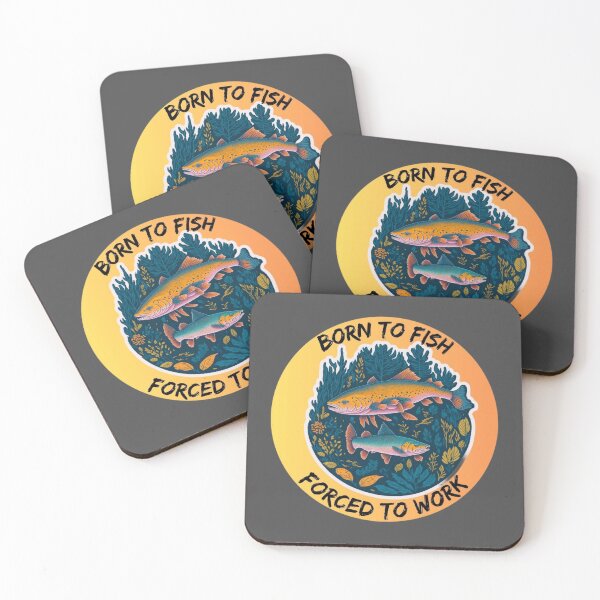 Item preview, Born to Fish, Forced to Work designed and sold by TGAL2.