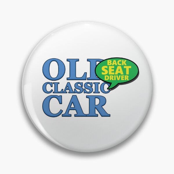 Item preview, BACK SEAT DRIVER (transparent background) designed and sold by OldClassicCar.