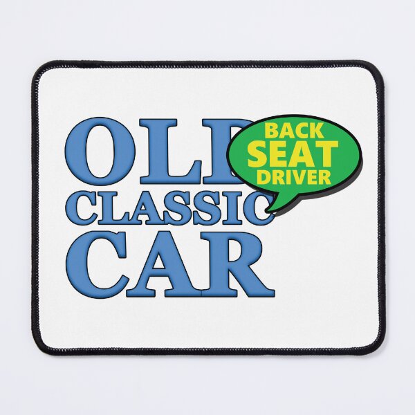 Item preview, BACK SEAT DRIVER (transparent background) designed and sold by OldClassicCar.