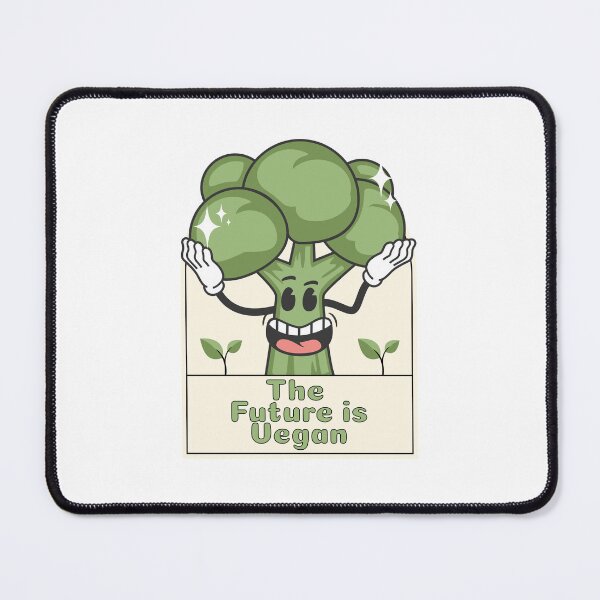Item preview, The future is vegan. Illustration with broccoli designed and sold by KristinaNEL.