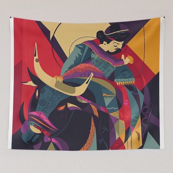 Item preview, Mystic Matadors: Abstract Surrealistic Paintings for Home Decor designed and sold by Rick Navarro.