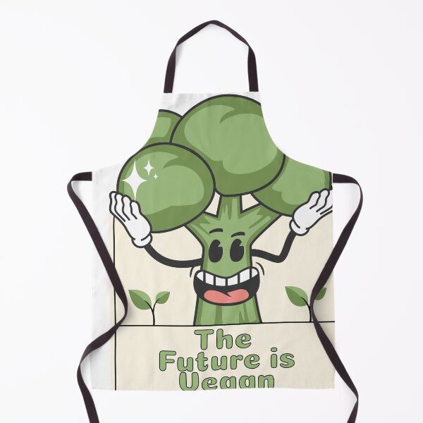 Item preview, The future is vegan. Illustration with broccoli designed and sold by KristinaNEL.