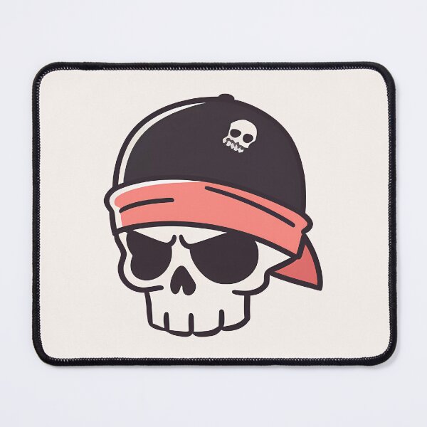 Item preview, Tiny cute skull with a pirate beanie designed and sold by MDCGraphics.