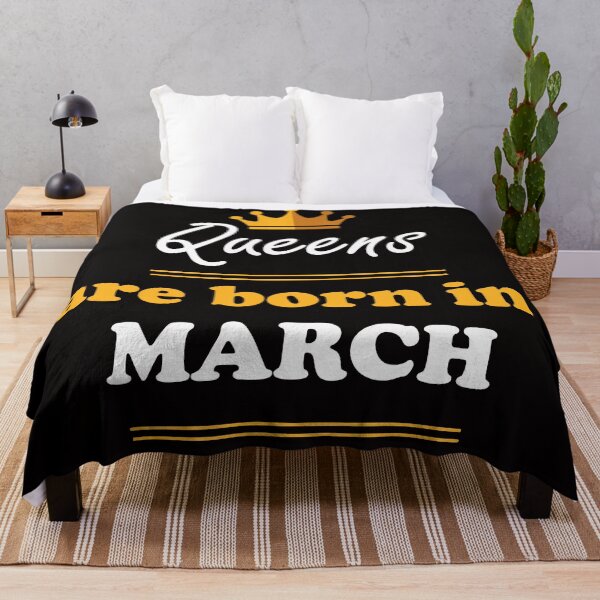 Item preview, Queen are born in March designed and sold by desinganddecor.