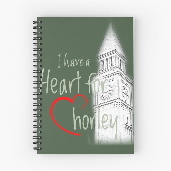 Item preview, Green - I have a Heart for Chorley inc Town hall clock for dark backgrounds designed and sold by HeartforChorley.
