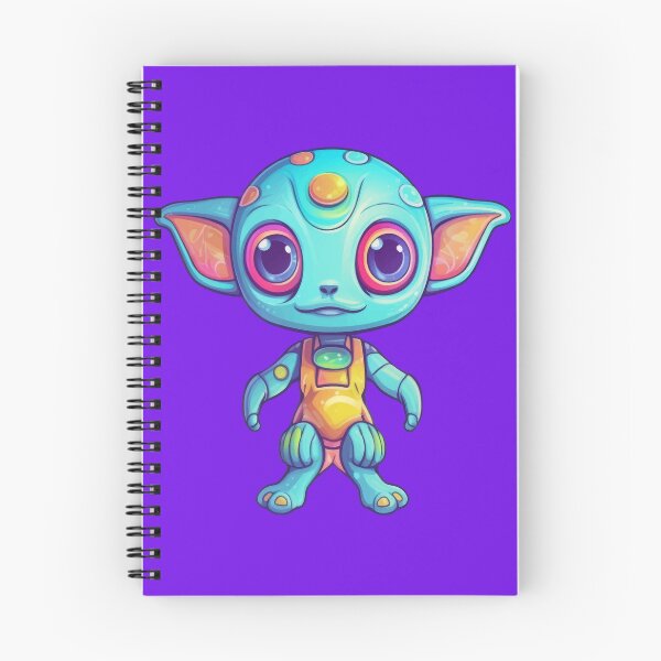 Item preview, Adorable Blue Alien Sticker: Out-of-This-World Cuteness designed and sold by BlahNM505.
