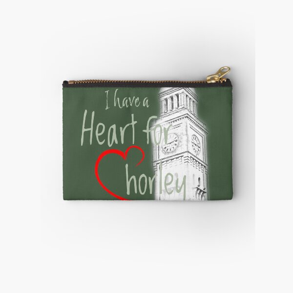 Item preview, Green - I have a Heart for Chorley inc Town hall clock for dark backgrounds designed and sold by HeartforChorley.
