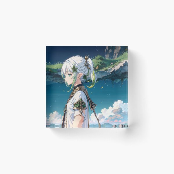 Artikelvorschau, Nahida Art Genshin Impact | Pastell Nahida Genshin | Dendro Archon Ästhetik entworfen und verkauft von BoredF.