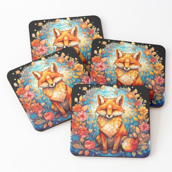 Item preview, Flowers Fox designed and sold by Kilwinning-DA.