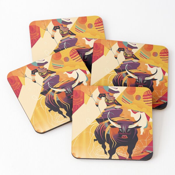 Item preview, Mystic Matadors: Abstract Surrealistic Paintings for Home Decor designed and sold by Rick Navarro.