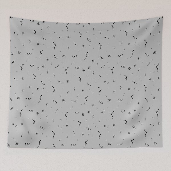 Item preview, Flower cute abstract floral nature pattern sketch designed and sold by Yana Mustafina | Boho Soulful Designs.