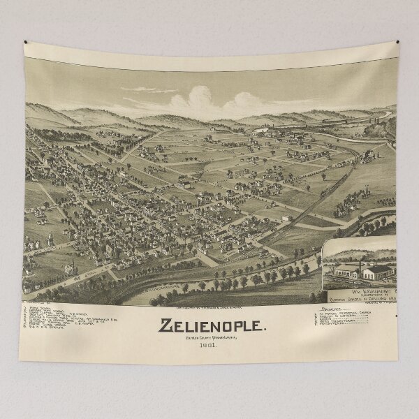 Item preview, Zelienople, Pennsylvania (1901) designed and sold by allhistory.