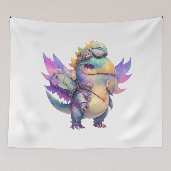 Item preview, A time-traveling dinosaur reveals future secrets, connecting past and present. designed and sold by mefirefire.