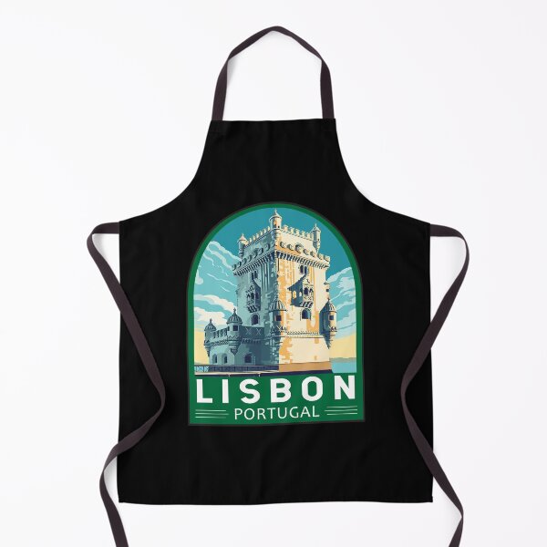 Item preview, Lisbon Portugal Belem Tower Travel Retro Emblem designed and sold by KrisSidDesigns.