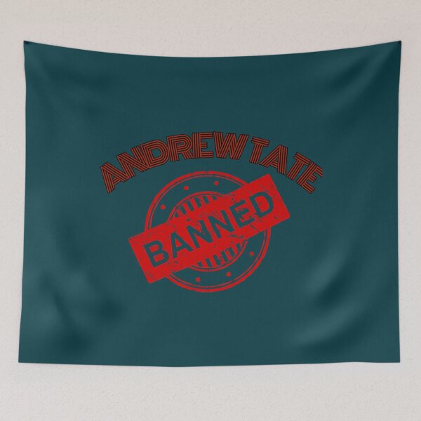 Item preview, Andrew Tate banned Long  designed and sold by ThresaLeclair.