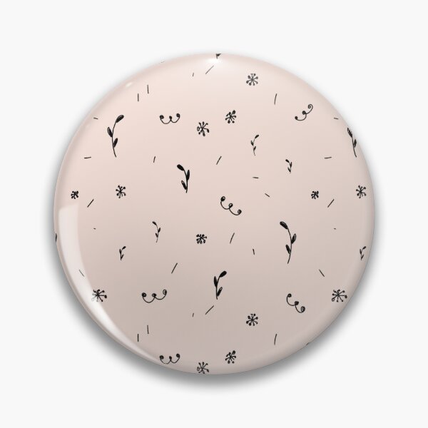 Item preview, Flower cute abstract floral pink pattern sketch designed and sold by Yana Mustafina | Boho Soulful Designs.