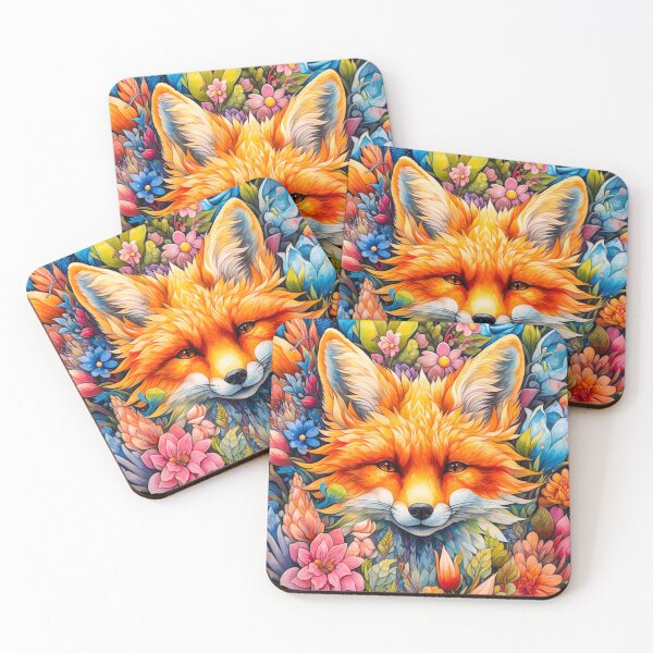 Item preview, Flowers Fox designed and sold by Kilwinning-DA.