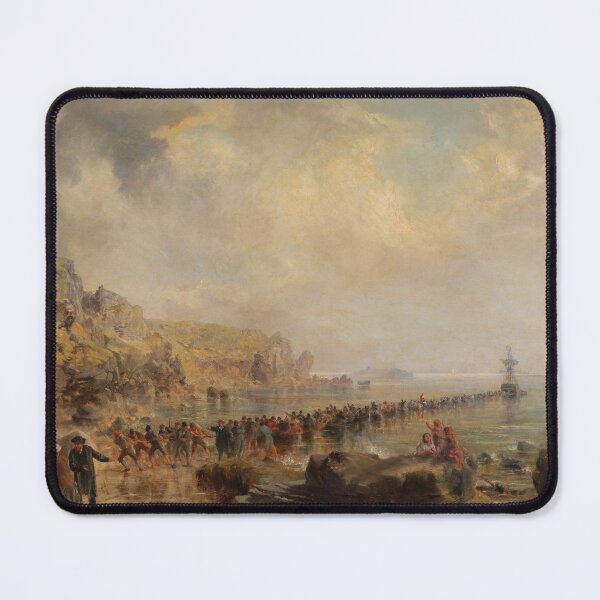 Item preview, Landing the Shore End of the Atlantic Cable | Robert Charles Dudley | 1866 Historic Art designed and sold by CJET.