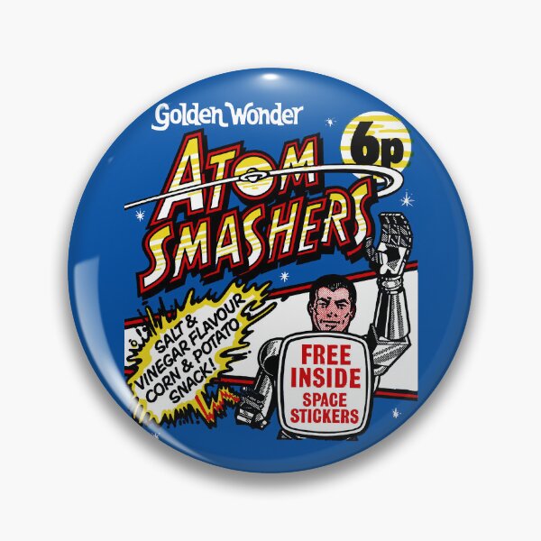 Item preview, GOLDEN WONDER ATOM SMASHERS - CRISP PACKET designed and sold by ThrowbackAds.
