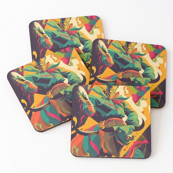 Item preview, Mystic Matadors: Abstract Surrealistic Paintings for Home Decor designed and sold by Rick Navarro.
