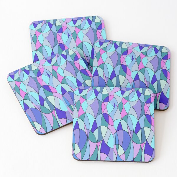Item preview, Stained Glass Mosaic In Blue designed and sold by Eklectikos.