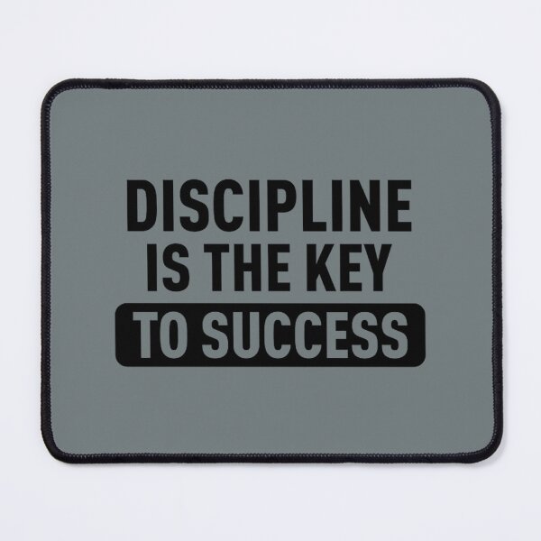 Item preview, Discipline is the Key to Sucess Inspirational Quote designed and sold by ThresaLeclair.