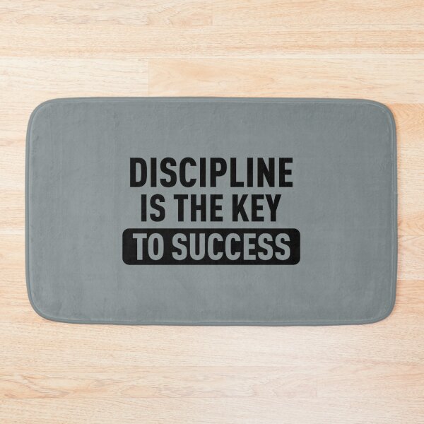 Item preview, Discipline is the Key to Sucess Inspirational Quote designed and sold by ThresaLeclair.