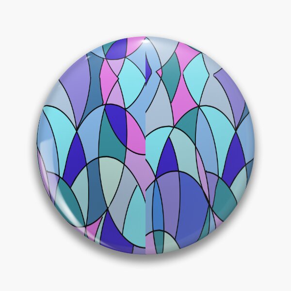 Item preview, Stained Glass Mosaic In Blue designed and sold by Eklectikos.