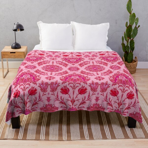 Item preview, Ornamental floral classic pink designed and sold by Alessandro Remo Mazzoni Remotextiles.