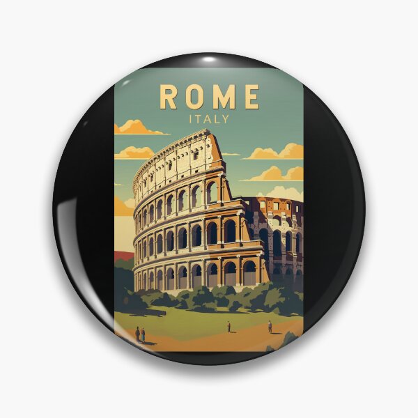 Artikelvorschau, Rom Italien Kolosseum Reisekunst Vintage entworfen und verkauft von KrisSidDesigns.