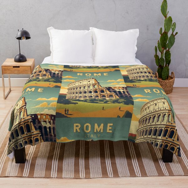Item preview, Rome Italy Colosseum Travel Art Vintage designed and sold by KrisSidDesigns.