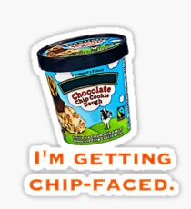 Chip-Faced Sticker