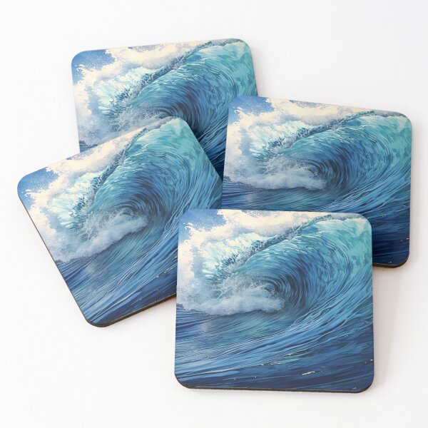 Item preview, Blue Summer Waves designed and sold by Designifying.
