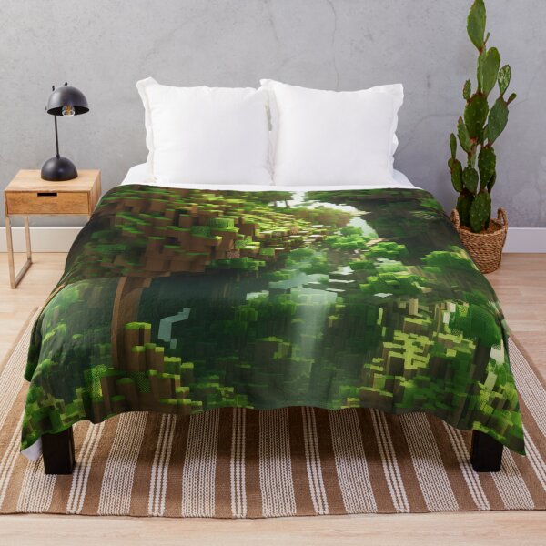 Item preview, Minecraft Pattern designed and sold by SpicyGraphicArt.