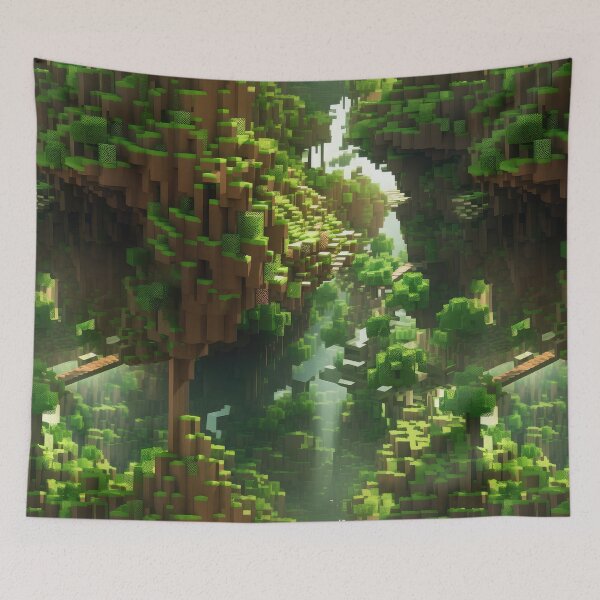 Item preview, Minecraft Pattern designed and sold by SpicyGraphicArt.
