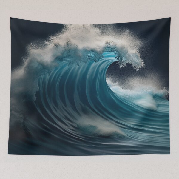 Item preview, Blue Summer Waves designed and sold by Designifying.