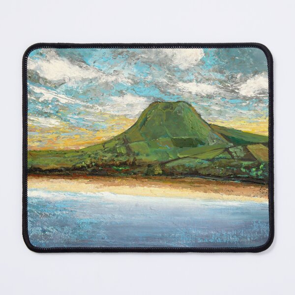 Item preview, Lurig Mountain Cushendall Beach Contemporary Irish Wall Art Landscape Print Antrim Coast buy Irish Artist Heart of the Glens Festivial designed and sold by BuyIrishArt.