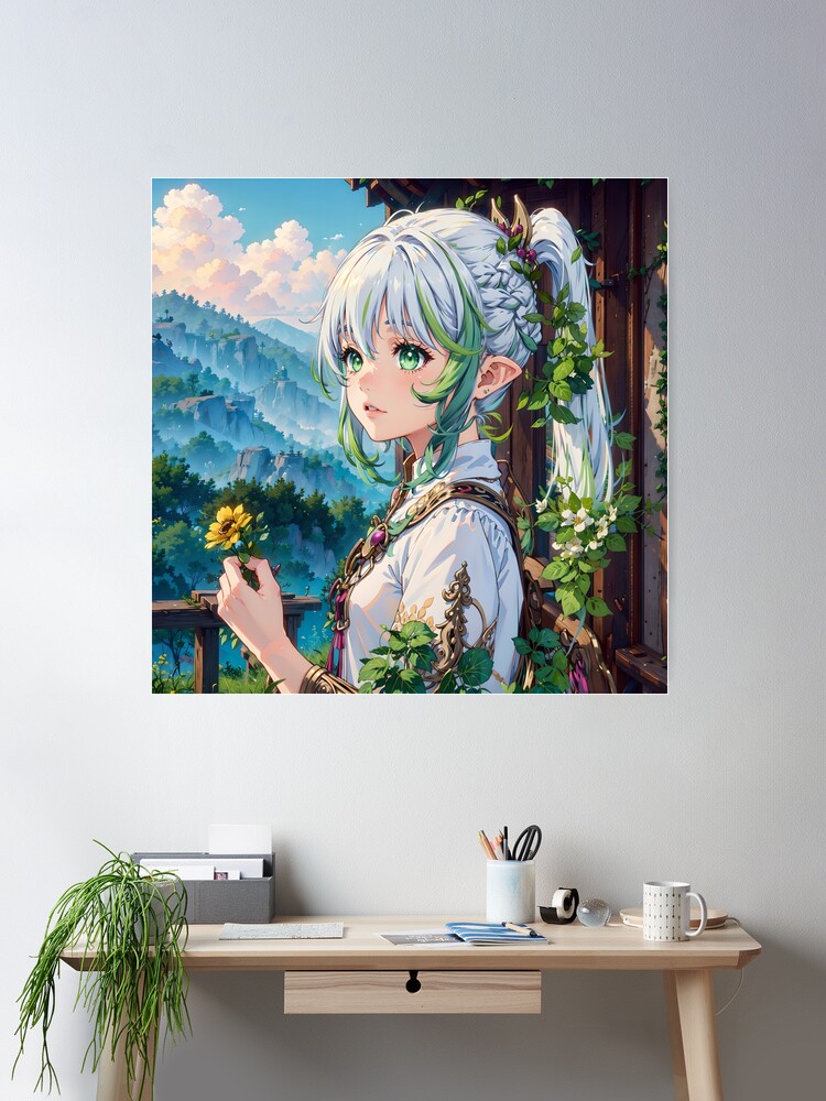 Genshin Impact Dendro Deinsleif  Impact, Character design, Anime wall art