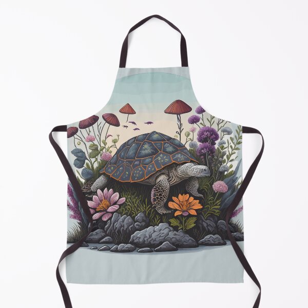 Item preview, Funny & Cute Aesthetic Cottagecore floral Turtle Womens Mens designed and sold by Dream-bubble.